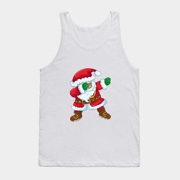 Dabbing Santa Tank Top by Harsimran_sain